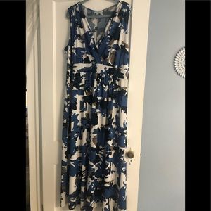 Pretty plus size maxi tank dress